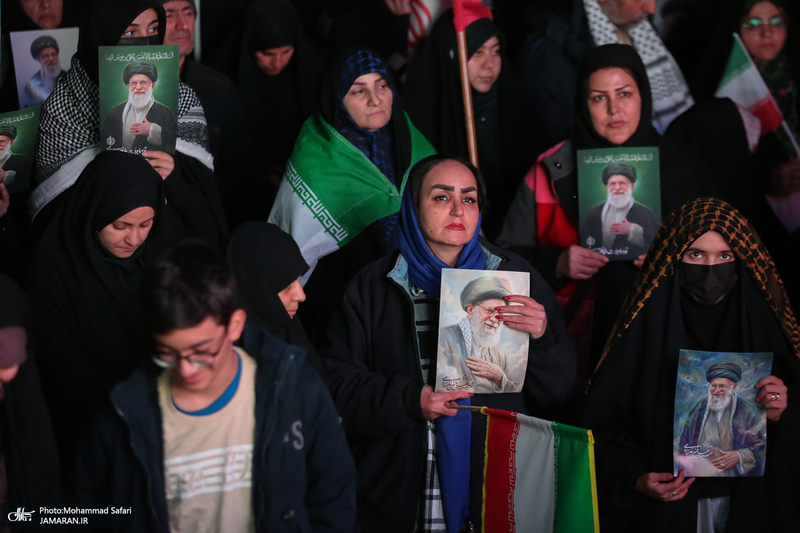 اجتماع حمایت از رزمندگان در مقابله با دشمن آمریکایی - صهیونی در پرند-۱