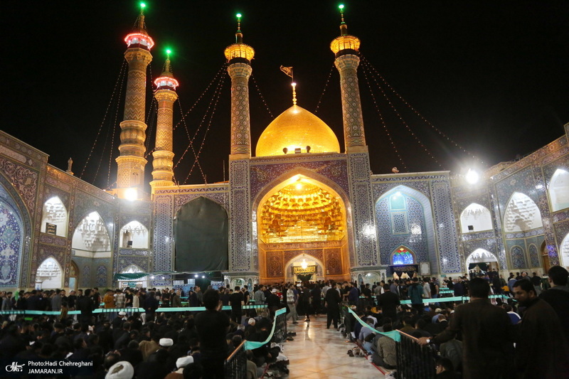 احیای شب بیست و یکم ماه مبارک رمضان در حرم مطهر حضرت معصومه (س)