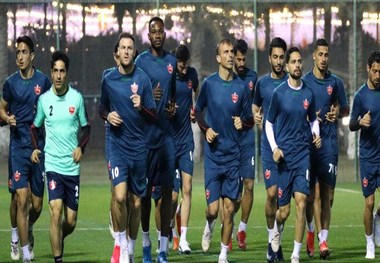 آمادگی بالای مهاجمان در نخستین تمرین پرسپولیس در قطر