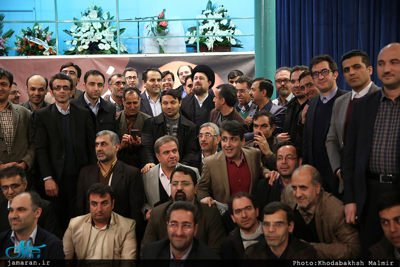 دیدار جمعی از اعضای کانون دانش آموختگان دانشگاهای تبریز‎ با سید حسن خمینی