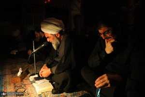 احیای شب بیست و یکم ماه مبارک رمضان در تکیه حاج سید حسن قم