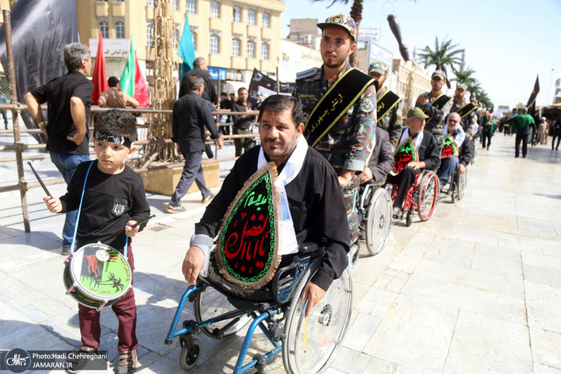 حال و هوای حرم کریمه اهل بیت در ظهر تاسوعای حسینی(ع)