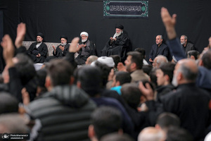 آخرین شب مراسم عزاداری حضرت فاطمه‌زهرا (س) در حسینیه امام خمینی