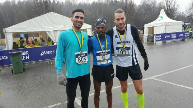 سومی ابوترابی فرد در مسابقات ماراتن استکهلم