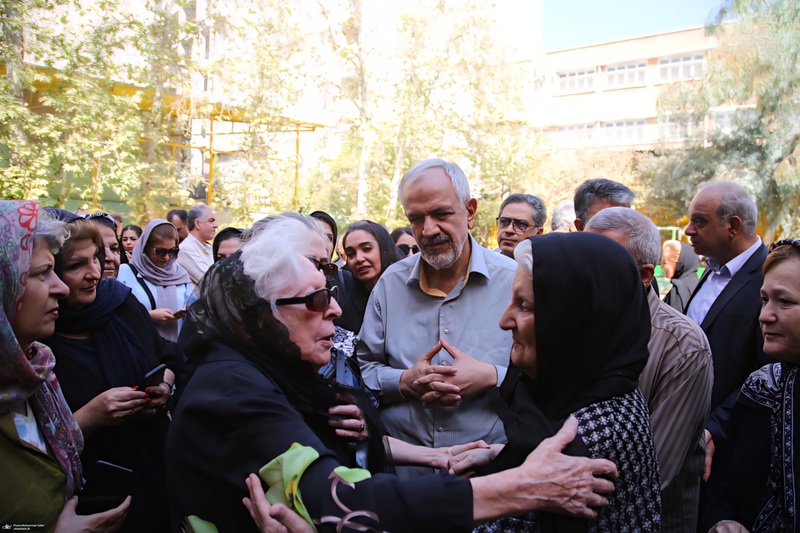 مراسم تشییع ثمینه باغچه‌بان