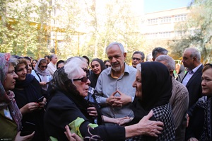 مراسم تشییع ثمینه باغچه‌بان