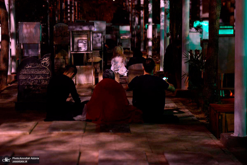 احیای شب نوزدهم ماه رمضان در گلزار شهدای بهشت زهرا (س)