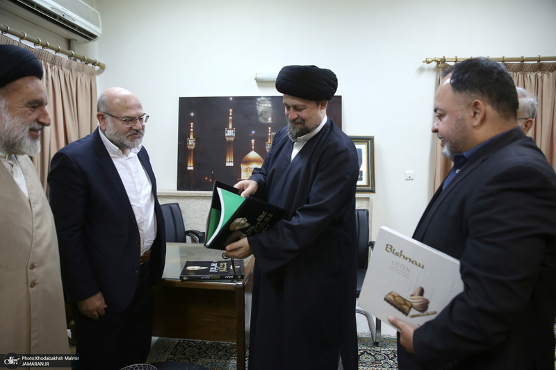 دیدار آصف لقمان قاضی، مدیر امور بین‌الملل جماعت اسلامی پاکستان با سید حسن خمینی