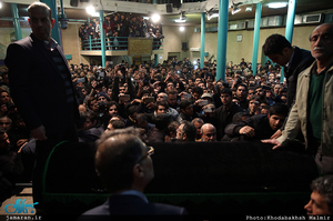 مراسم وداع با پیکر آیت الله هاشمی رفسنجانی(ره) در حسینیه جماران