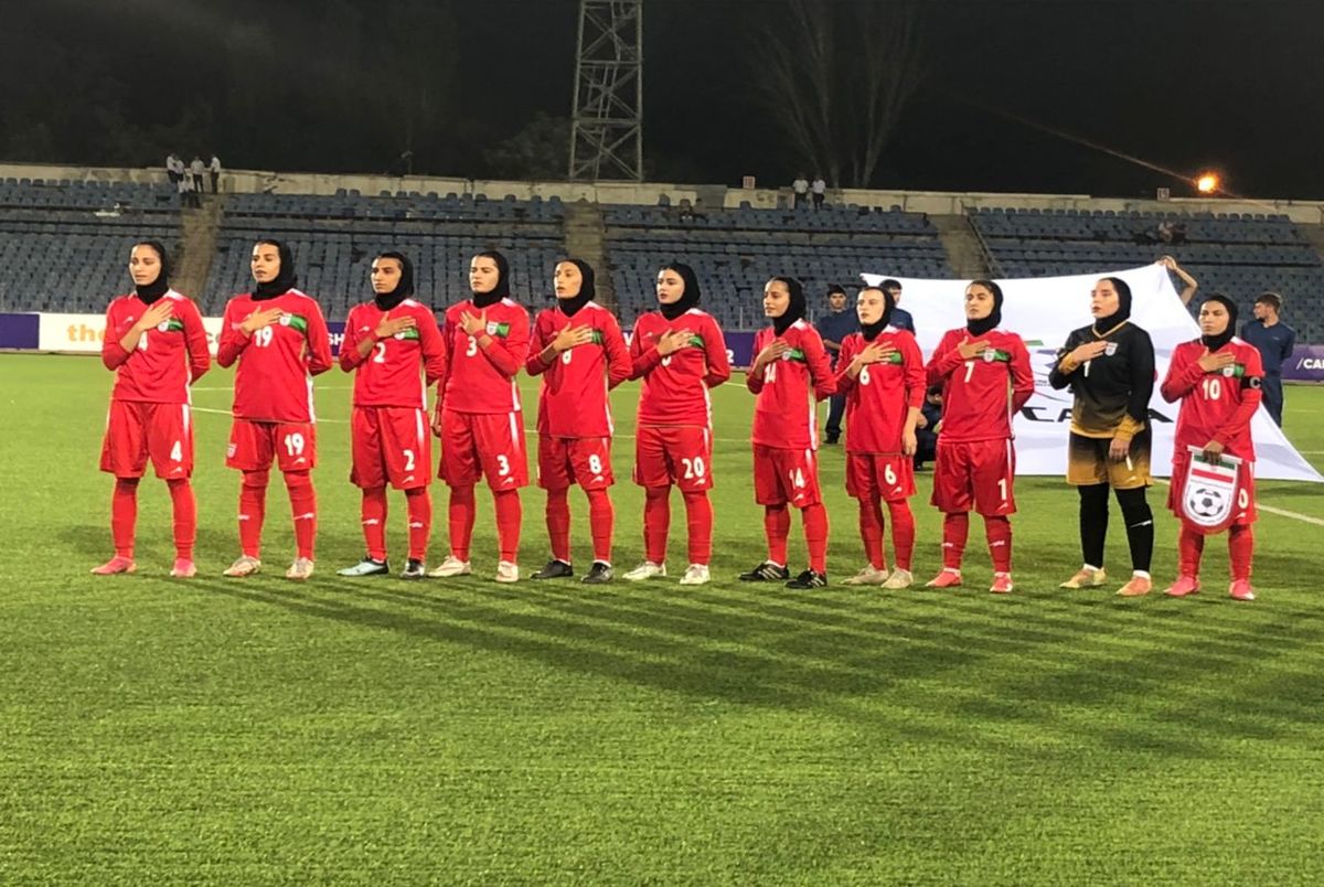 کافا| پیروزی پرگل زنان فوتبالیست ایران مقابل تاجیکستان