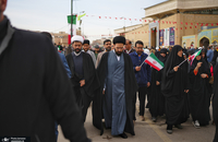 حضور سیدعلی خمینی در 22 بهمن 1404 قم