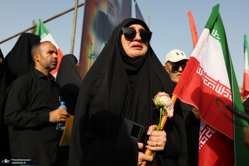 مراسم تشییع شهدای جنگ تحمیلی رژیم صهیونیستی در تهران-4