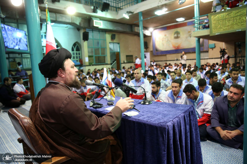 تجدیدمیثاق جوانان هلال احمر با آرمان های حضرت امام(س)