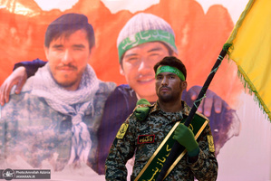 نخستین یادواره شهدای مدافع حرم فاطمیون در حرم مطهر امام خمینی(س)