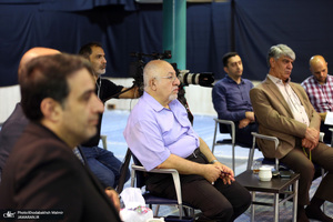 دیدار اعضای شورای مرکزی حزب اعتماد ملی با سید حسن خمینی