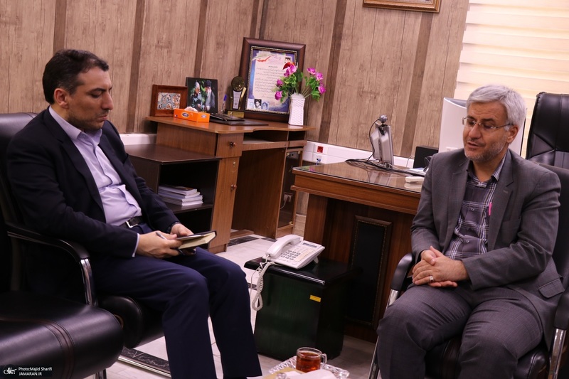 دیدارها معاون فرهنگی و هنری موسسه تنظیم و نشر آثار امام خمینی از شهرستان خمین‎‎