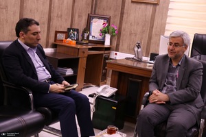 دیدارها معاون فرهنگی و هنری موسسه تنظیم و نشر آثار امام خمینی از شهرستان خمین‎‎