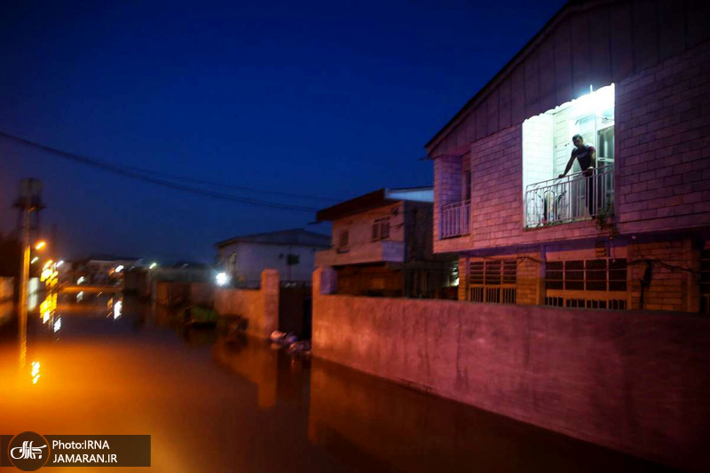 خسارات سیل در گمیشان و خواجه نفس + تصاویر