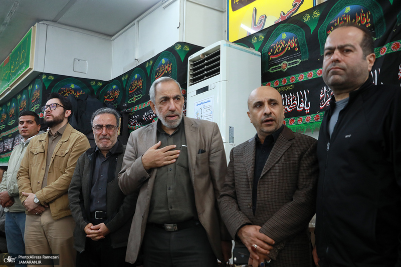 مراسم تشییع برادر سید مصطفی تاجزاده