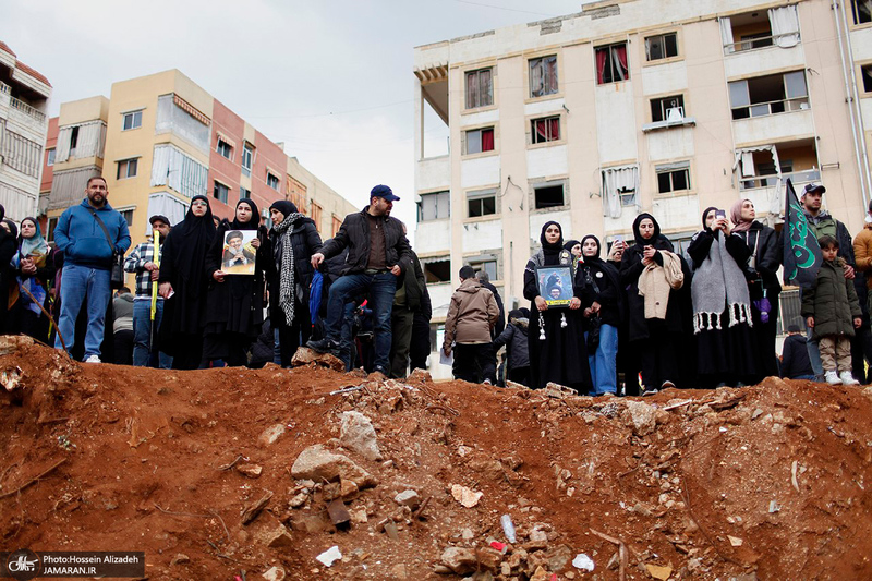 تصاویر اختصاصی جماران از حال و هوای بیروت یک روز مانده به تشییع شهید سید حسن نصرالله (ره)