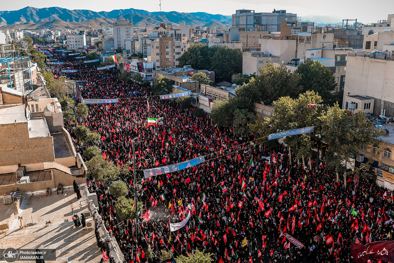 تشییع پیکر مطهر رهبر شهید انقلاب اسلامی در مشهد مقدس