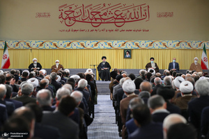 دیدار مسئولان نظام و سفرای کشورهای اسلامی با رهبر معظم انقلاب