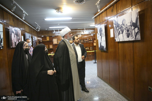 بازدید نماینده آیت الله العظمی یعقوبی از جماران / قیس طایی