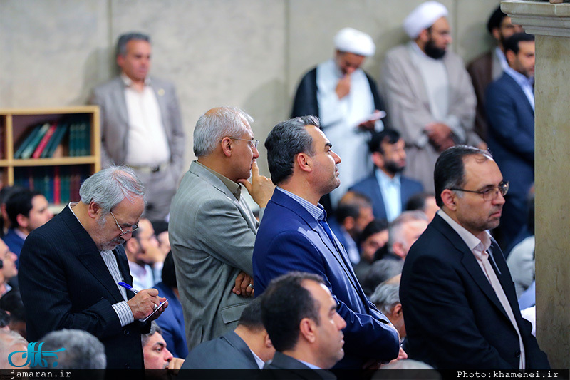 دیدار جمعی از استادان، نخبگان و پژوهشگران دانشگاه‌ها با رهبر معظم انقلاب