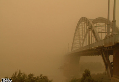 غلظت گرد و غبار در اهواز به 5.6 برابر حد مجاز رسید پیش بینی ادامه گرد و غبار