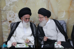 مراسم بزرگداشت هفتمین روز ارتحال مرحوم حجت‌الاسلام و المسلمین احمد احمدی در مسجد اعظم قم