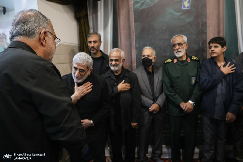 مراسم چهلمین روز شهادت سپهبد حسین سلامی