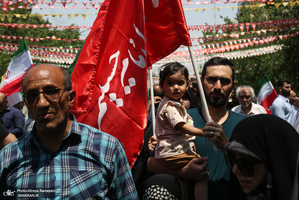 مراسم راهپیمایی اعتراضی به وقایع اخیر شهادت فرمانده هان و دانشمندان هسته ای