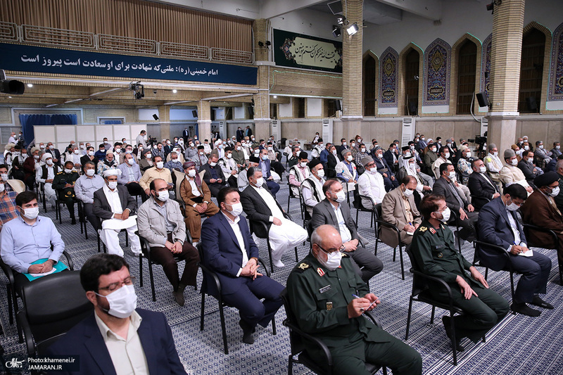 دیدار دست‌اندرکاران کنگره شهدای جامعه عشایری کشور با رهبر معظم انقلاب