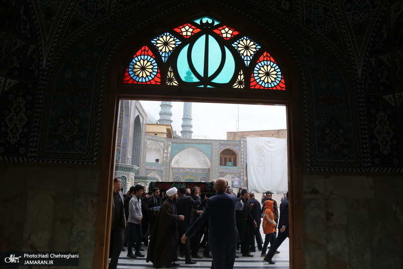 مراسم تشییع و خاکسپاری حجت الاسلام والمسلمین حاج شیخ عباس صالحی منش(ره)