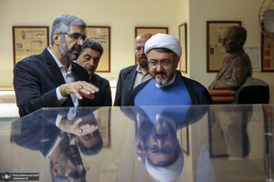 بازدید رئیس موسسه تنظیم و نشر آثار امام خمینی (س) از موسسه اطلاعات