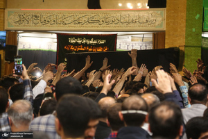 وداع با پیکر استاد فاطمی نیا (ره) در دانشگاه امام صادق (ع)