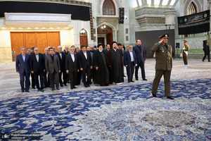 تجدید میثاق رئیس جمهور و اعضای دولت با آرمان های حضرت امام خمینی (س)