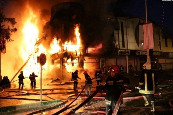 آتش سوزی و انفجار مهیب در دزفول