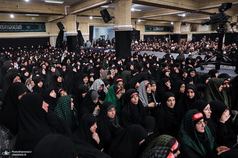 دومین شب مراسم عزاداری حضرت فاطمه‌زهرا (س) در حسینیه امام خمینی