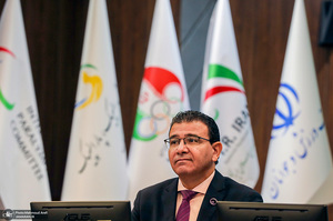 نشست خبری ماجد راشد رئیس کمیته پارالمپیک آسیا / Majid Rashed / President, Asian Paralympic Committee/ mahmoud arefi