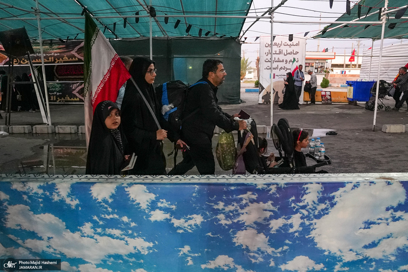 هم قدم با زائران کربلا؛ مرز شلمچه