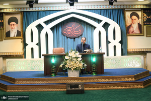 مراسم یاد بود حاجیه خانم صدیقه محمدی هشترودی خواهر همسر حجت الاسلام والمسلمین سید مهدی امام جمارانی