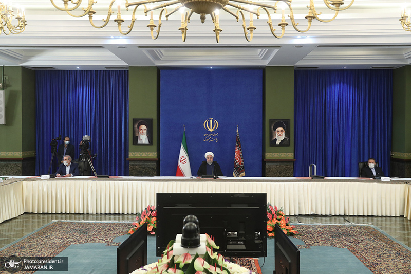 آئین بهره‌برداری از طرح‌های ملی مناطق آزاد و ویژه اقتصادی با حضور روحانی