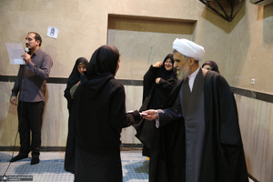 ورکشاپ هنر ی دانش آموزان هنرستان یادگار امام در حسینیه جماران