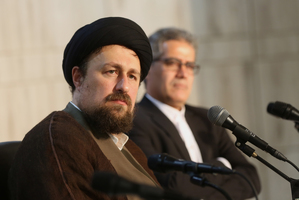 حضور سید حسن خمینی در همایش نقد روش شناسی تاریخ نگاری انقلاب اسلامی