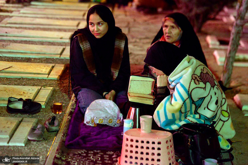 احیای شب نوزدهم ماه رمضان در گلزار شهدای بهشت زهرا (س)