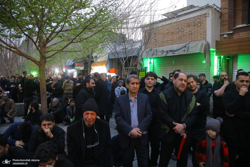 دسته عزاداری شهادت حضرت علی (ع) با حضور آیت‌الله العظمی وحید خراسانی