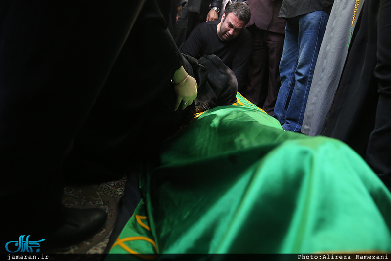 مراسم تشییع مرحوم قاسم افشار 