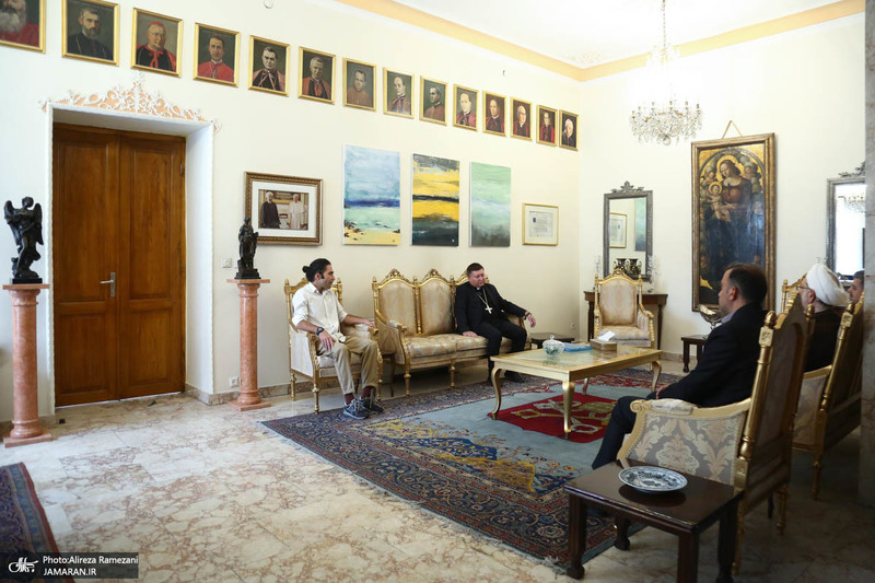 دیدار حجت الاسلام و المسلمین دکتر محمد مقدم با سفیر واتیکان