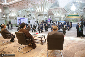 تجدید میثاق شهردار تهران و اعضای شورای اسلامی شهر تهران با آرمان های امام(س)